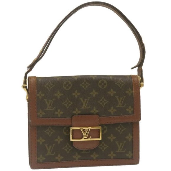 LOUIS VUITTON Monogram Sac Dauphine Shoulder Bag Vintage LV Auth - Picture 1 of 12